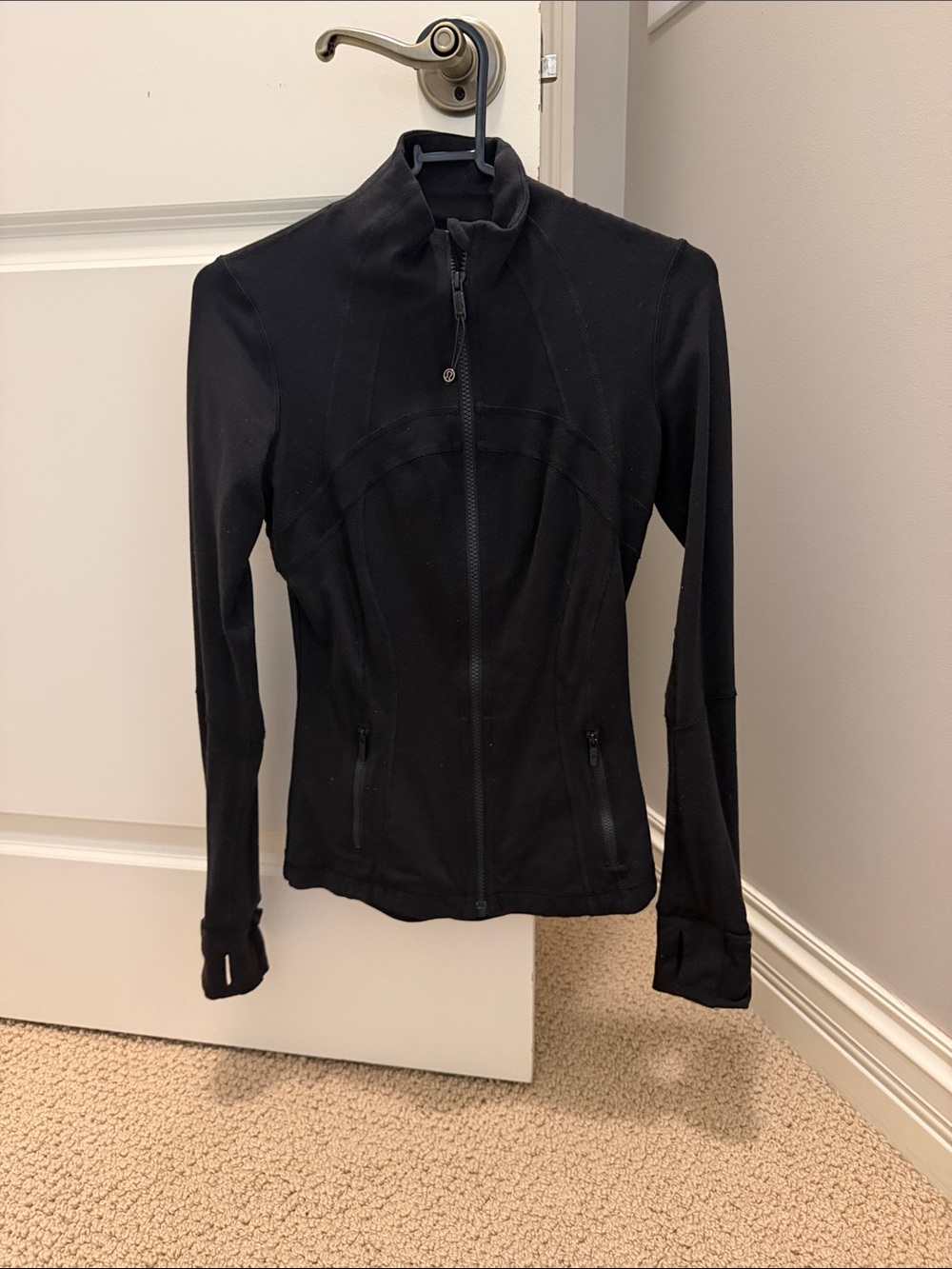 lululemon athletica Women's Black Full-Zip Athletic Jacket